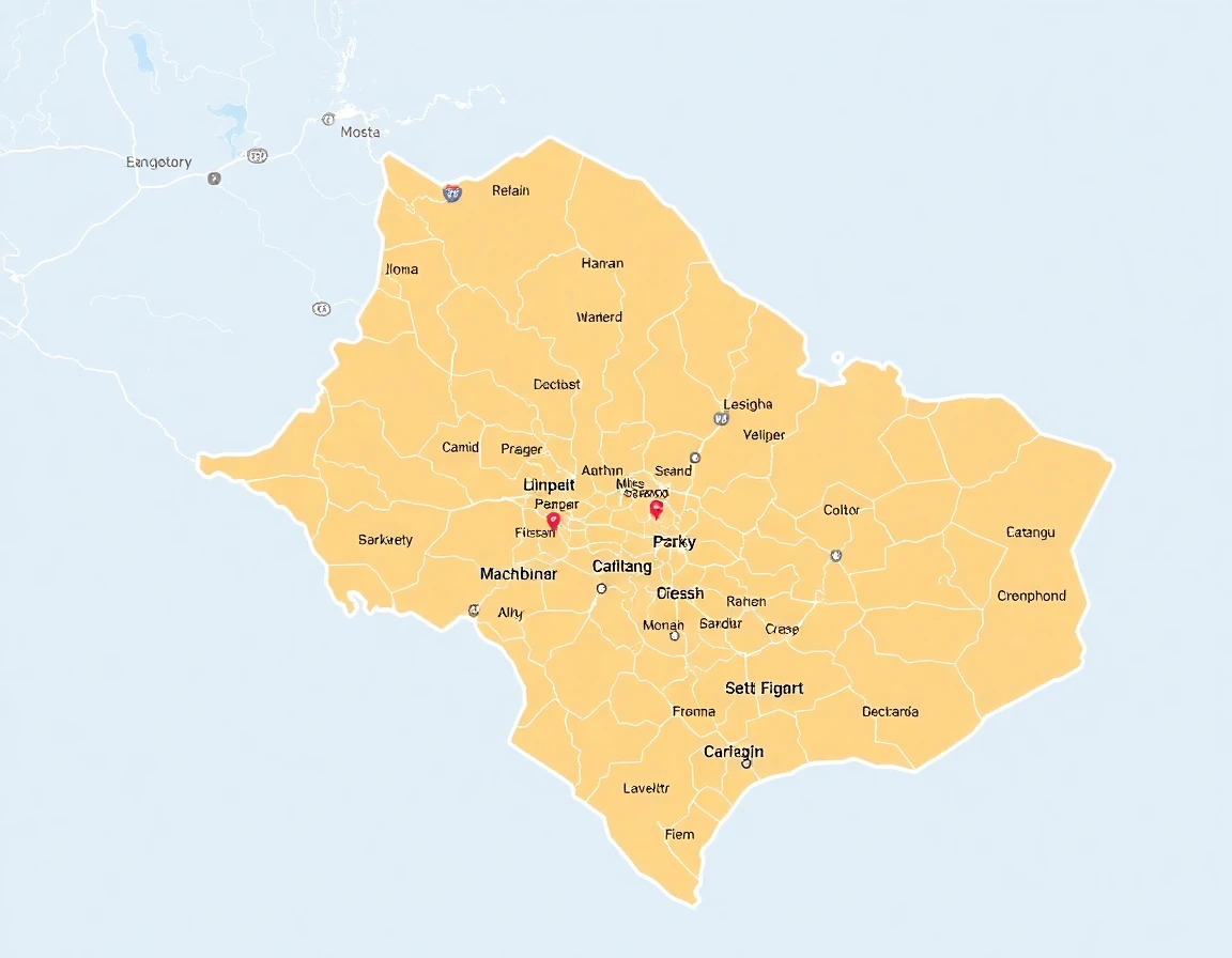 Plumbing Service Areas Map